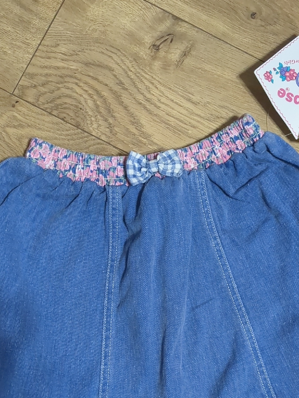 Vintage Eclipse Little Girls Denim Skirt Size 6 Nwt — image 2 of 7